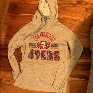 NFL San Francisco 49ers Gray Pullover Hoodie